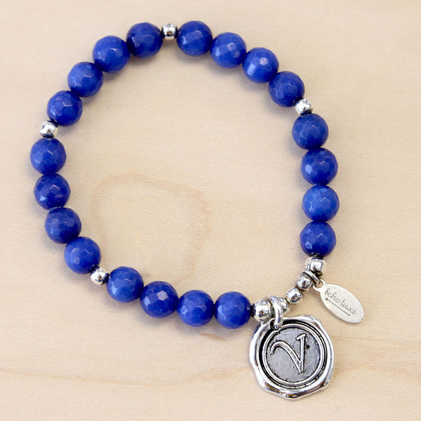 The Jordana - Blue Jade Bracelet