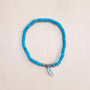 The Nikki - mini turquoise  - Semi-precious beads